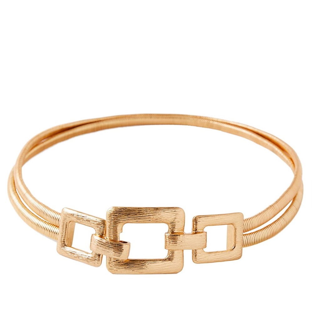 Metal stretchy belt from Zara